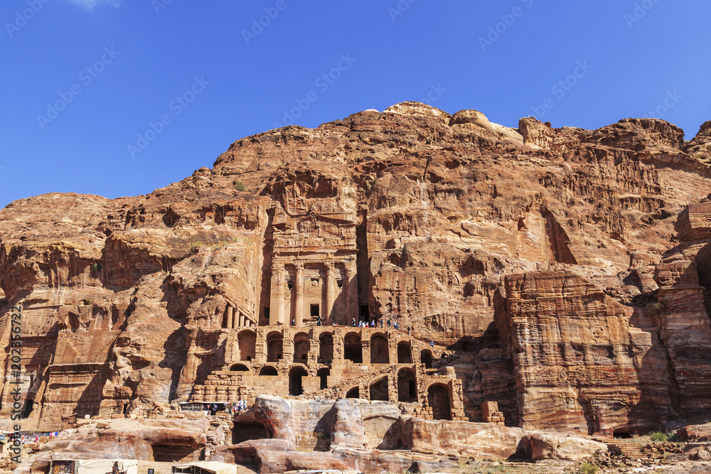 Fotografie Jordan, Petra, Royal tombs