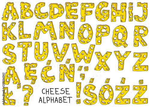 Cheese Alphabet