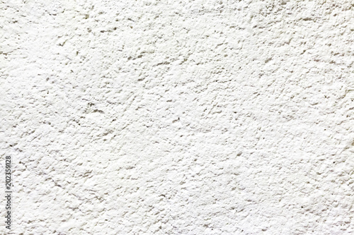 White painted cement wall