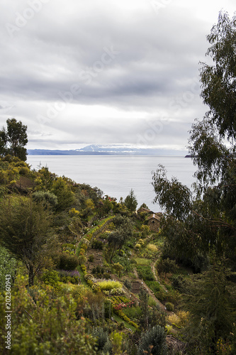 Isla del Sol on lake Titica...