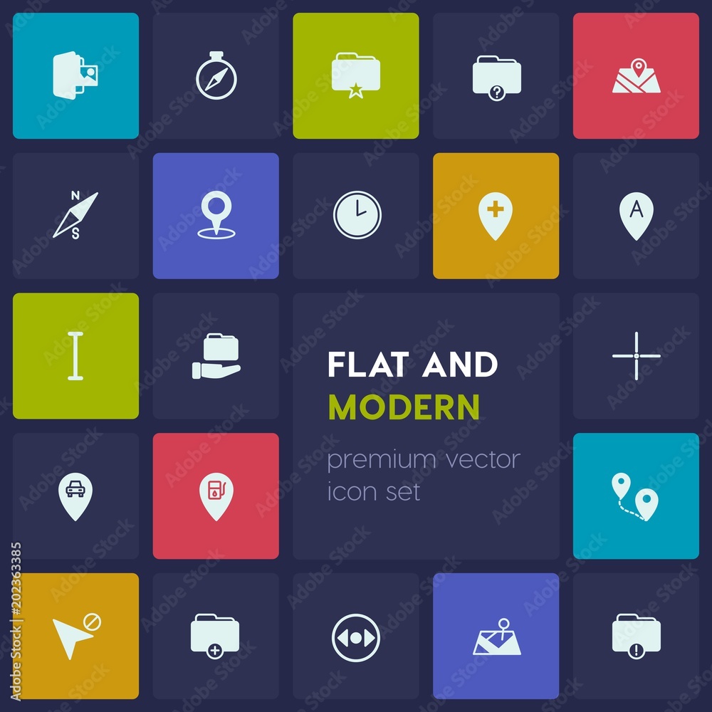 Modern Simple Set of location, folder, cursors Vector fill Icons. Contains such Icons as template, file, technology, north, scroll, pin and more on dark background. Fully Editable. Pixel Perfect Modern Simple Set of location, folder, cursors Vector fill Icons. Contains such Icons as template, file, technology, north, scroll, pin and more on dark background. Fully Editable. Pixel Perfect