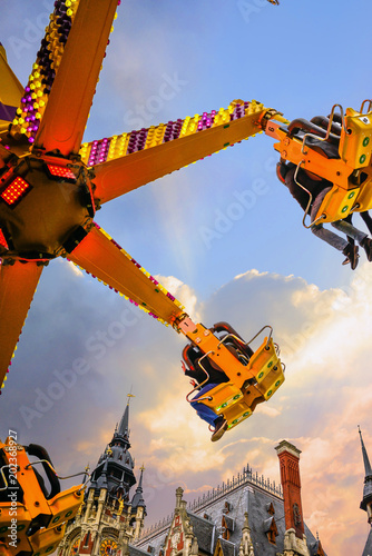 foire aux manèges. photo