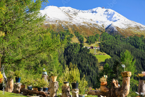 Blick vom Zauberberg in Davos