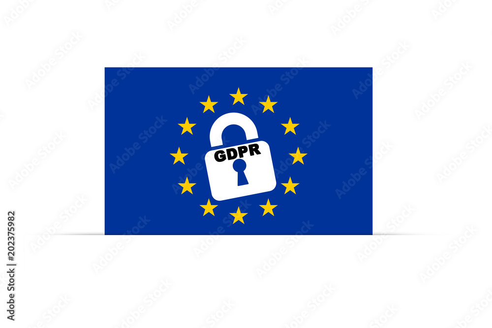 GDPR concept. General Data Protection Regulation. New EU law from 2018. GDPR concept. General Data Protection Regulation. New EU law from 2018.