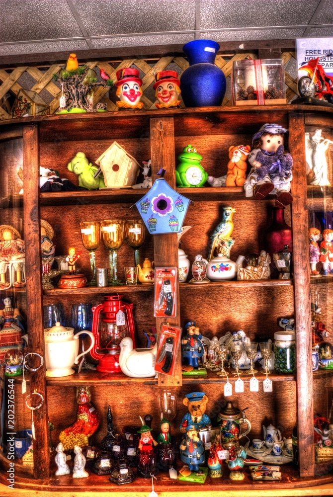 Flea market corner Flea market corner