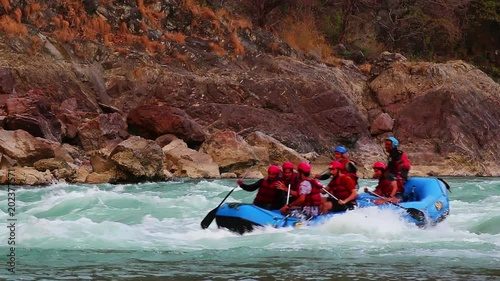 famous sports activity rafting ,web  for tourist rafting fun activity rishikesh india photo