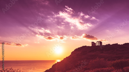 Greek temple of Poseidon, Cape Sounio