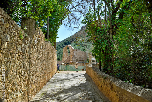 Alzira, Valencia, Spain: 03.11.2018; The Monastery of Santa Maria de la Murta photo