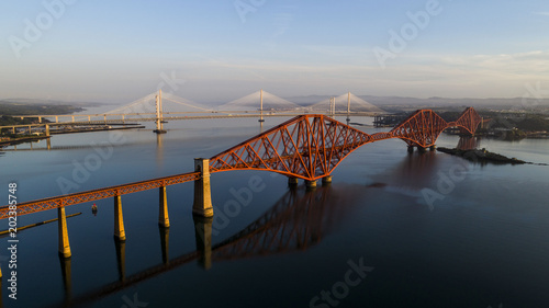 3 Forth Bridges, Scotland photo