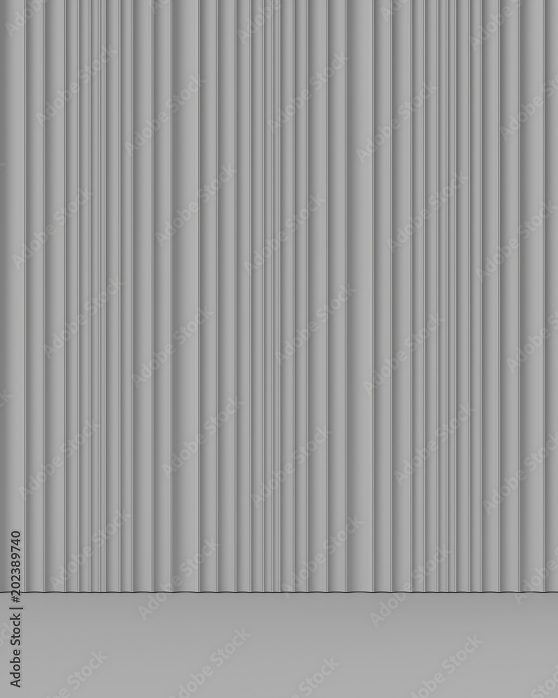 3d render of vertical panels in interior 3d render of vertical panels in interior