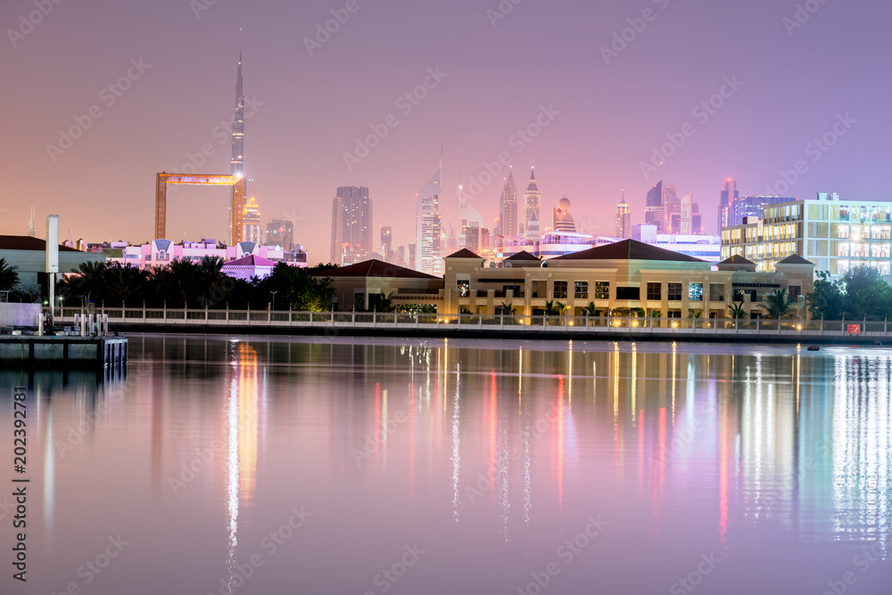 Panoramic View Dubai Creek