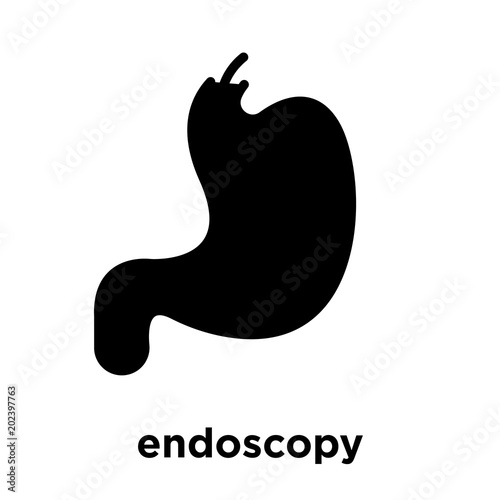 endoscopy icon isolated on white background