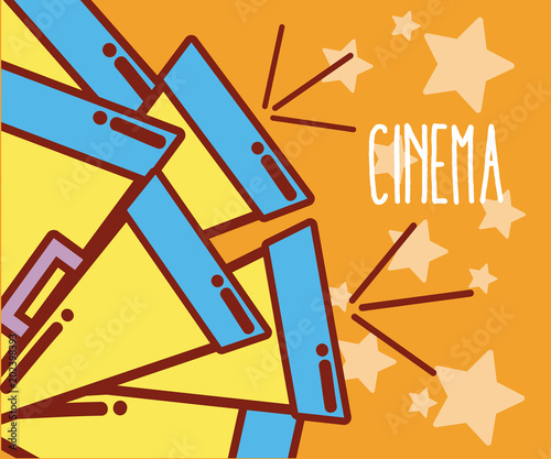Cinema cartoons design