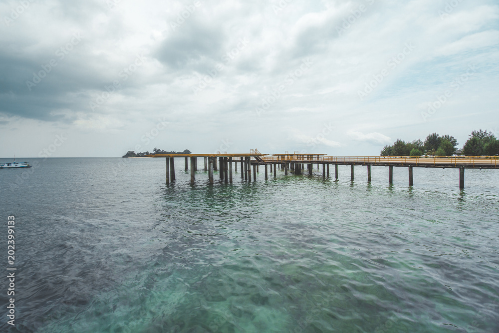 Helipad at Tropical Beach