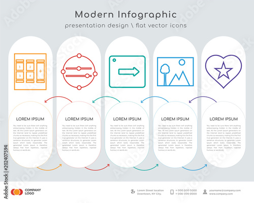 calculator infographics design