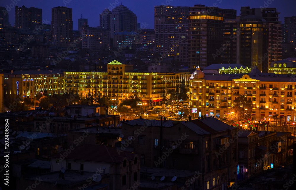 Baku in Night
