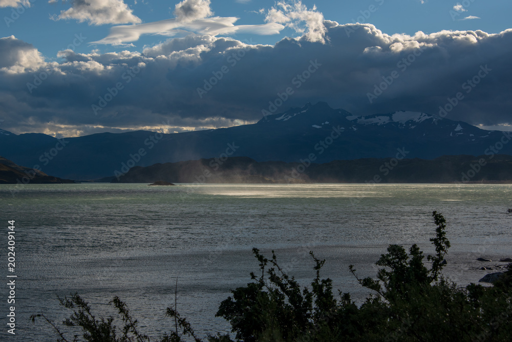 Naklejka premium Patagonia mountains