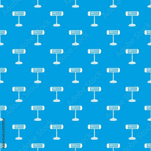 Ufo heater pattern vector seamless blue repeat for any use