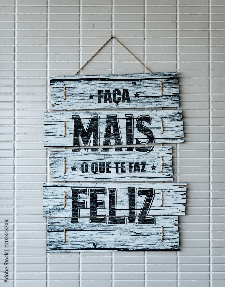 faça mais o que te faz feliz Stock Photo | Adobe Stock