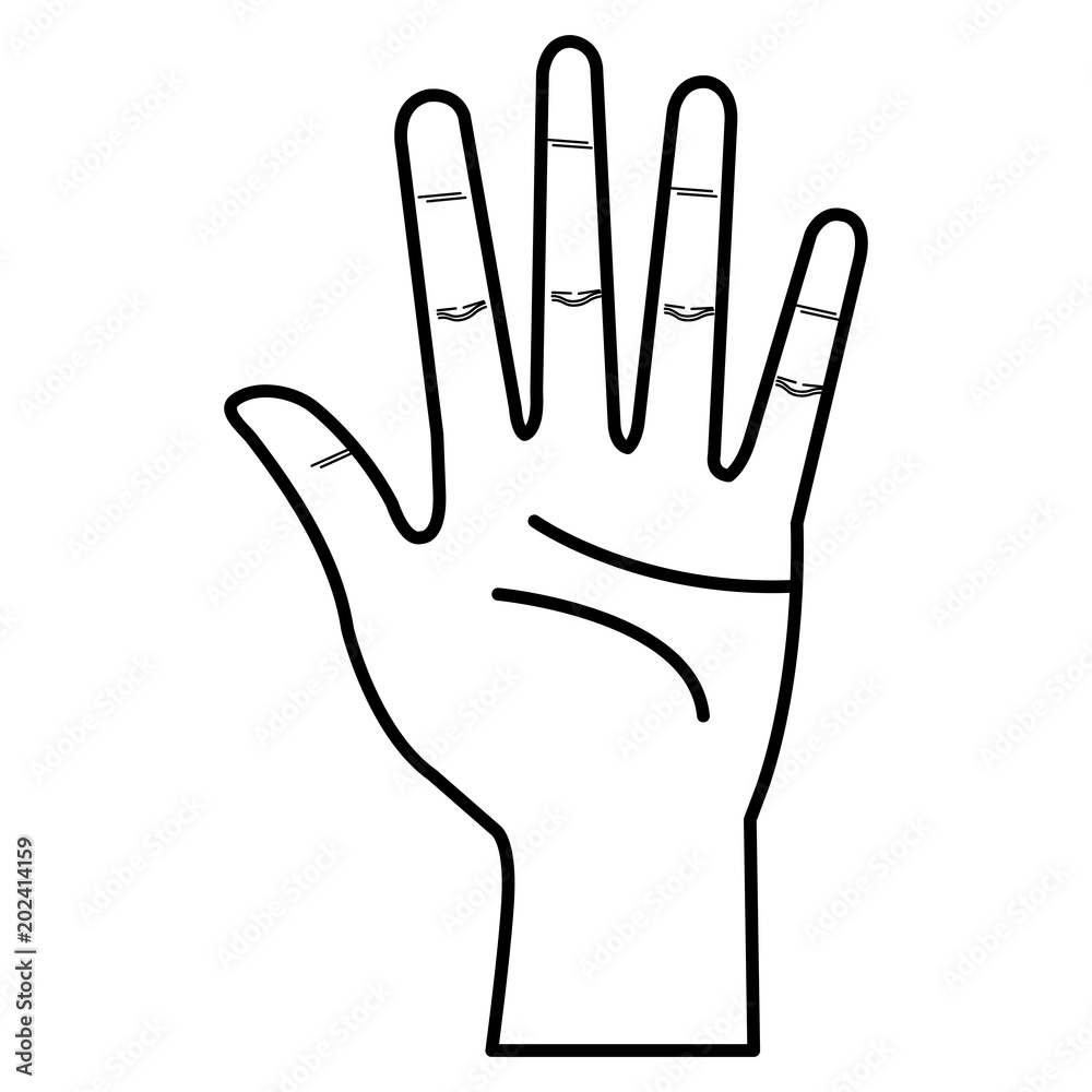 hand human isolated icon vector illustration design hand human isolated icon vector illustration design