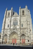 Nantes, parvis et cathédrale St-Pierre