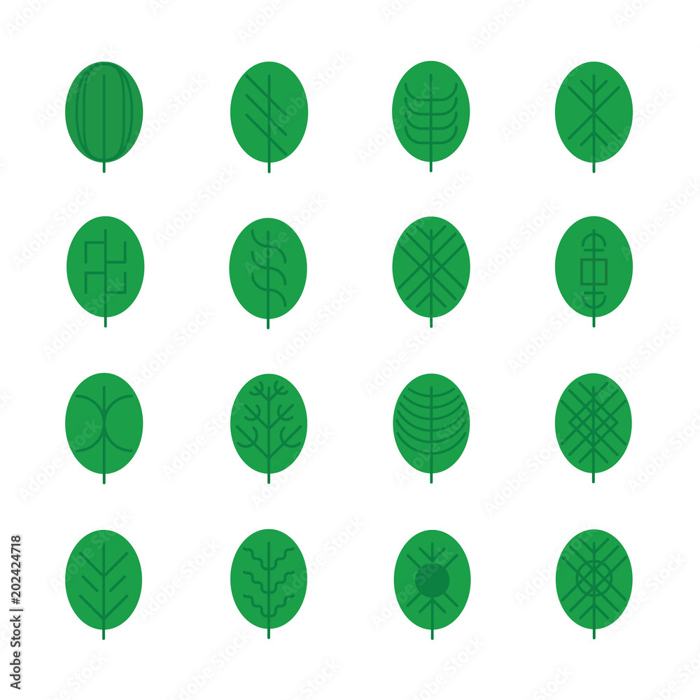 Graphical leaf icon Graphical leaf icon