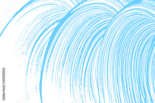 Natural soap texture. Amusing light blue foam trace background. Artistic flawless soap suds. Cleanliness, cleanness, purity concept. Vector illustration.
