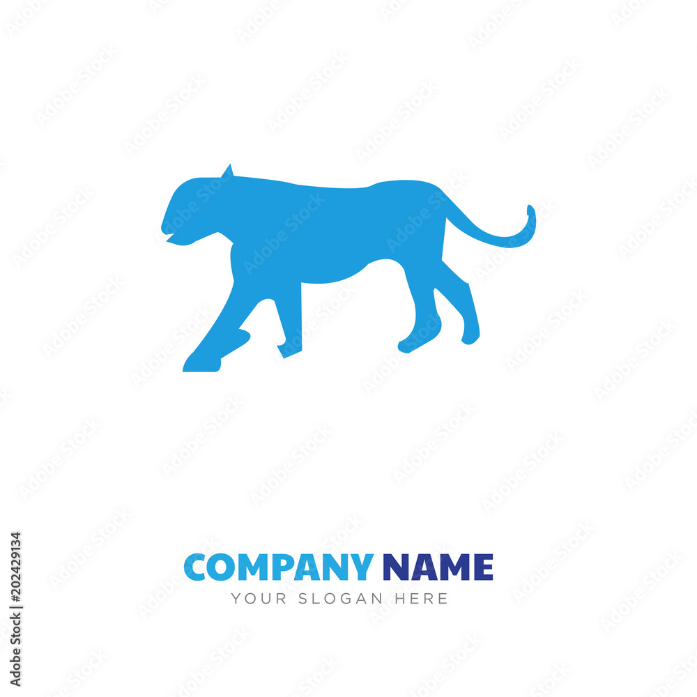 black lioness company logo design