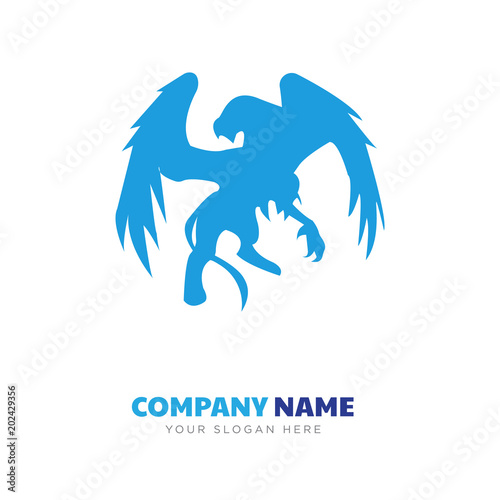 black griffin company logo design