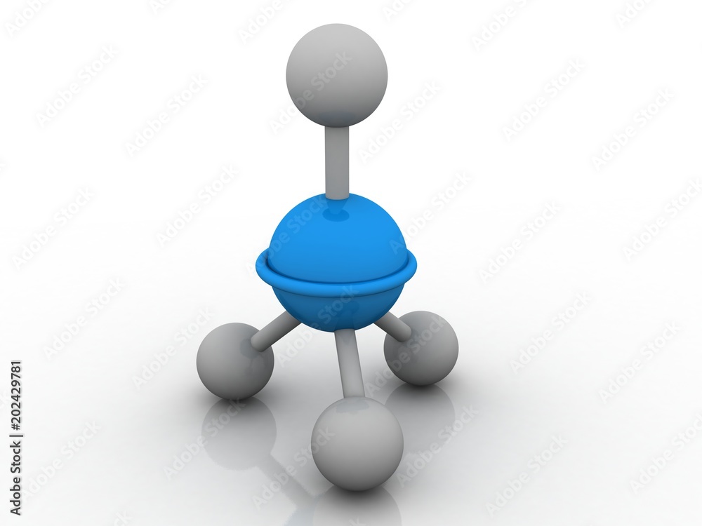 3d illustration of molecule model. Science background with molecule 3d illustration of molecule model. Science background with molecule