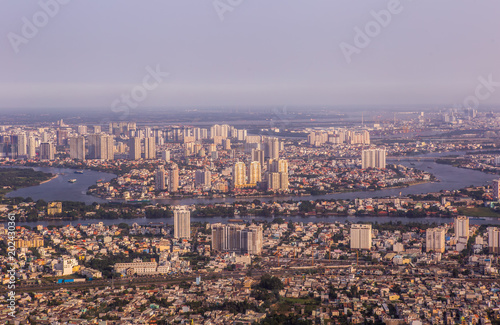 Ho Chi Minh City's high-rise office building in Vietnam