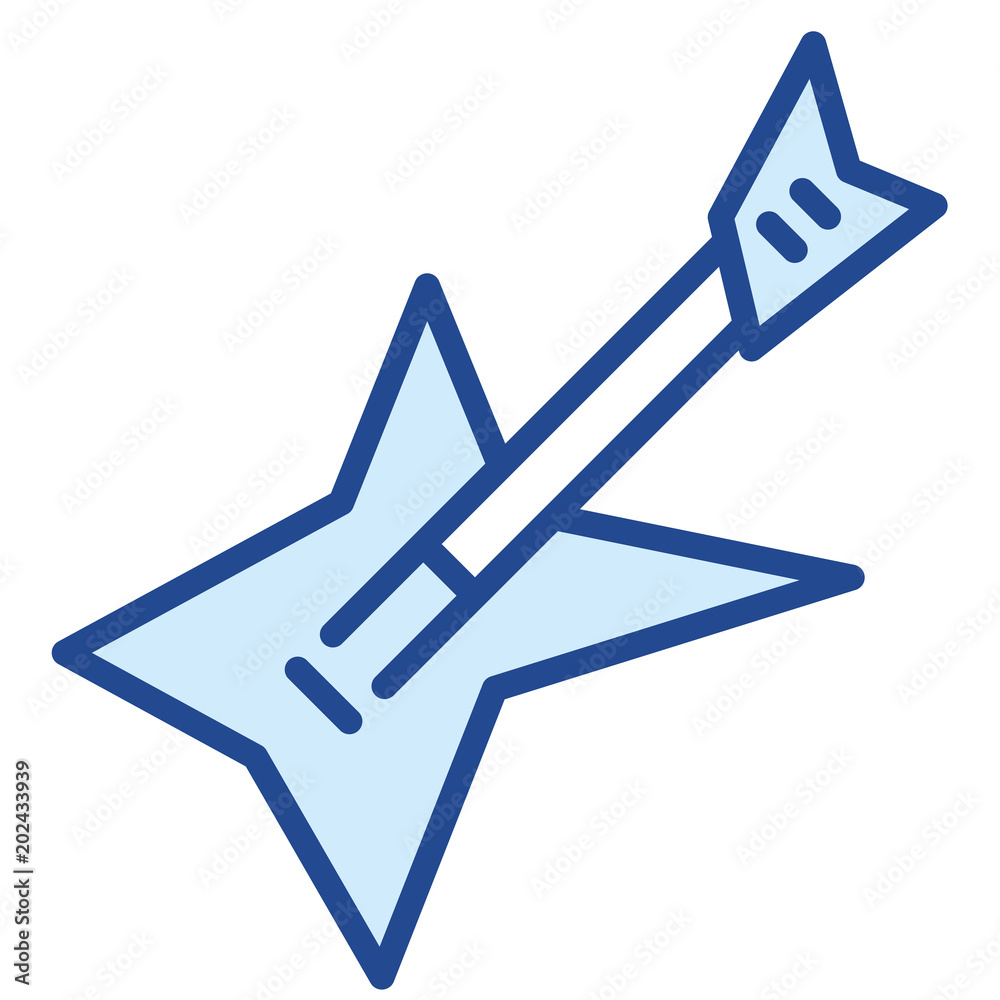 E-Gitarre Vector Icon E-Gitarre Vector Icon