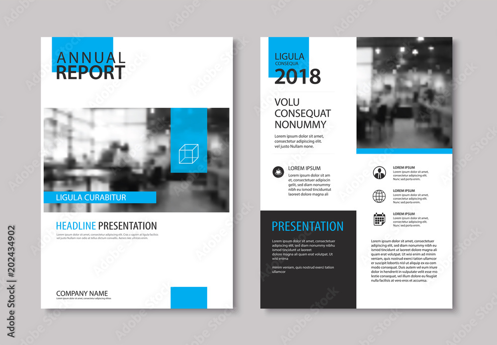 Set of blue cover and layout brochure, flyer, poster, annual report, design templates. Use for business book, magazine, presentation, portfolio, corporate background. Set of blue cover and layout brochure, flyer, poster, annual report, design templates. Use for business book, magazine, presentation, portfolio, corporate background.