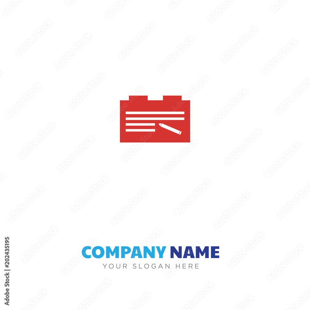 Notepad company logo design Notepad company logo design