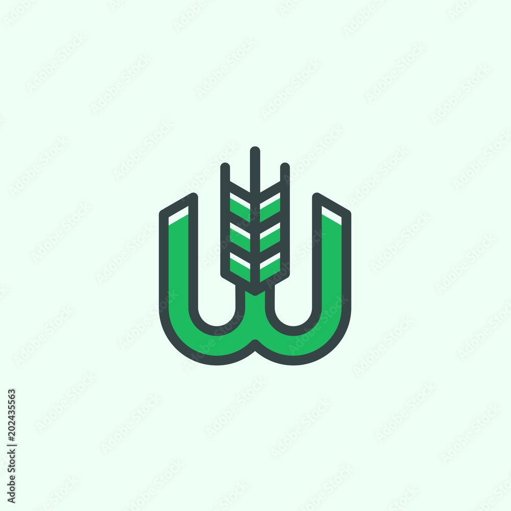 Letter w logo template vector Illustration Letter w logo template vector Illustration