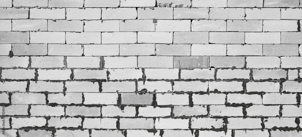 White brick wall as an abstract background White brick wall as an abstract background