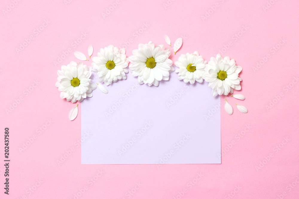 beautiful composition of flowers to the day of the mother. postcard 