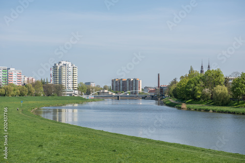 Rzeka Odra w Opolu