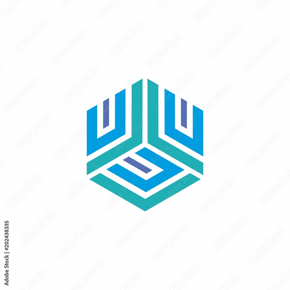 hexagonal logo design for company and technology hexagonal logo design for company and technology