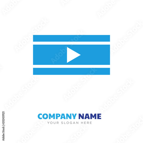 Free Download Video player company logo design - GFXLoad