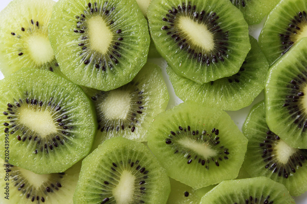 background of juicy kiwi slices. proper nutrition, veggie, vitamins background of juicy kiwi slices. proper nutrition, veggie, vitamins