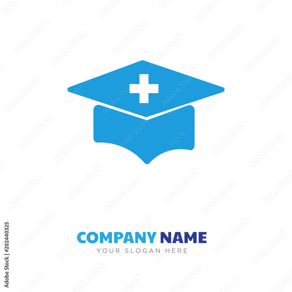 medical education company logo design medical education company logo design