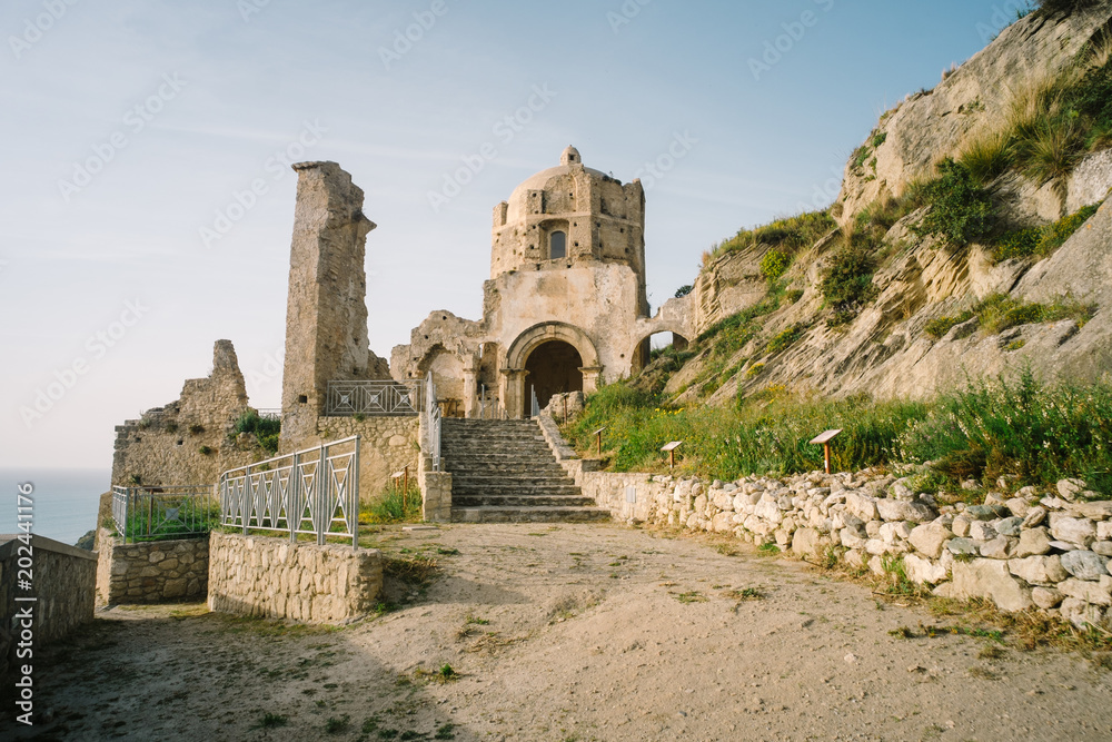 Amantea, Calabria - Italy: Ruins Church of San Francesco d'Assisi