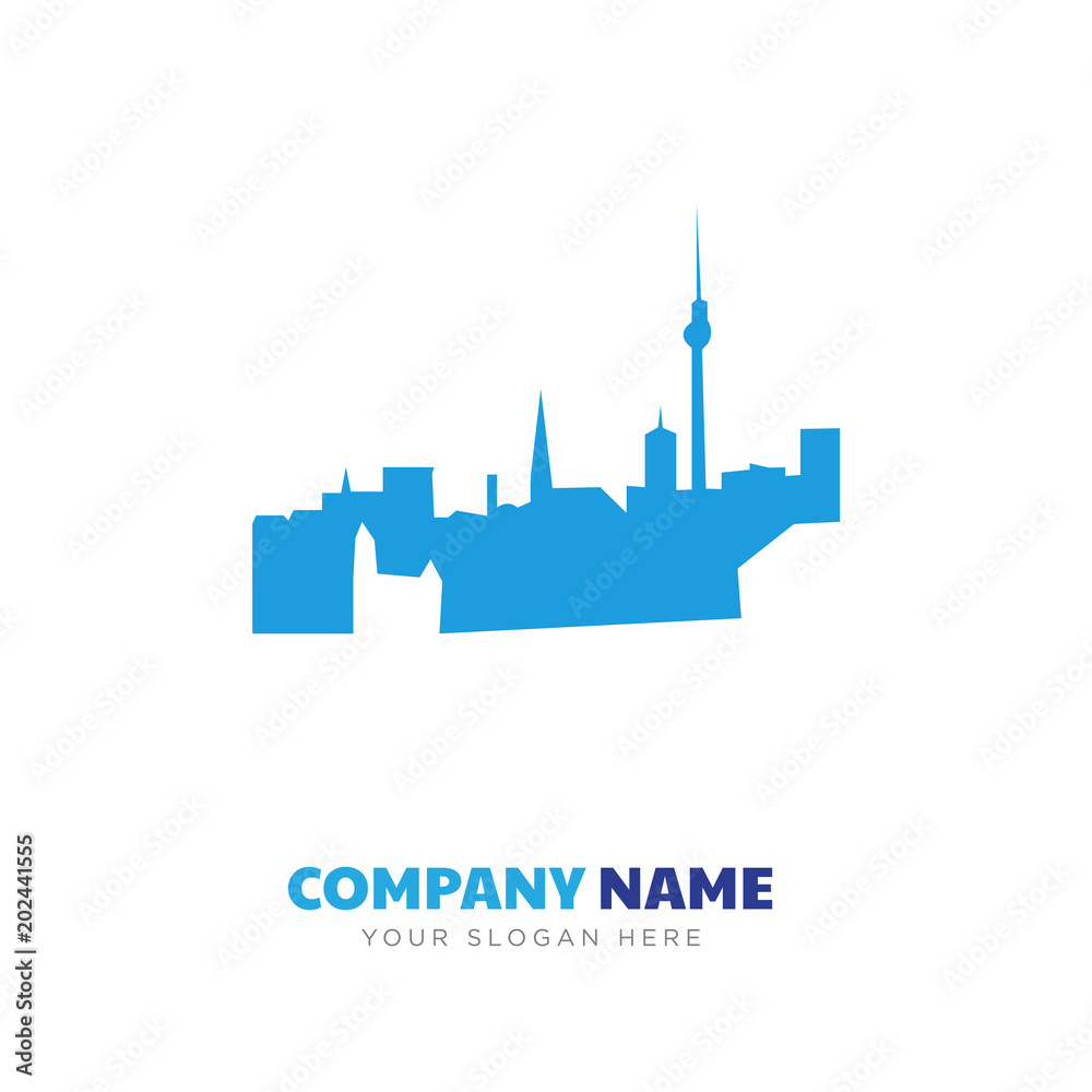 berlin skyline company logo design