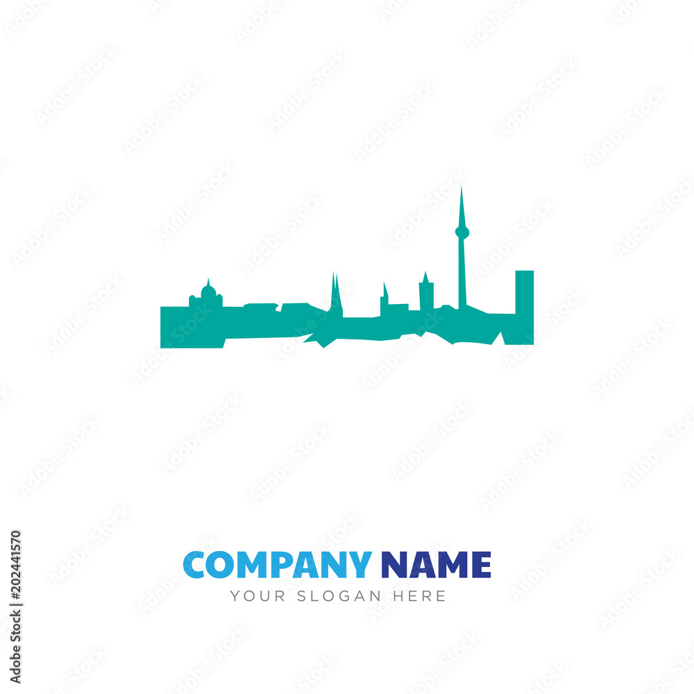 berlin skyline company logo design