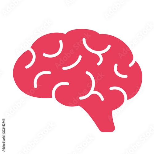 Brain vector clip art icon