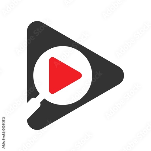 Play button symbol. Logo. Vector 10.