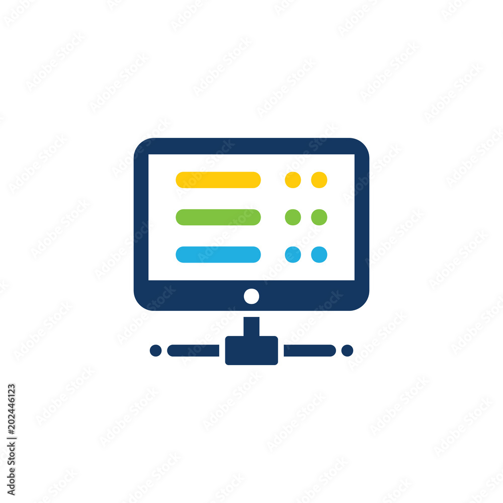 Desktop Server Logo Icon Design Desktop Server Logo Icon Design