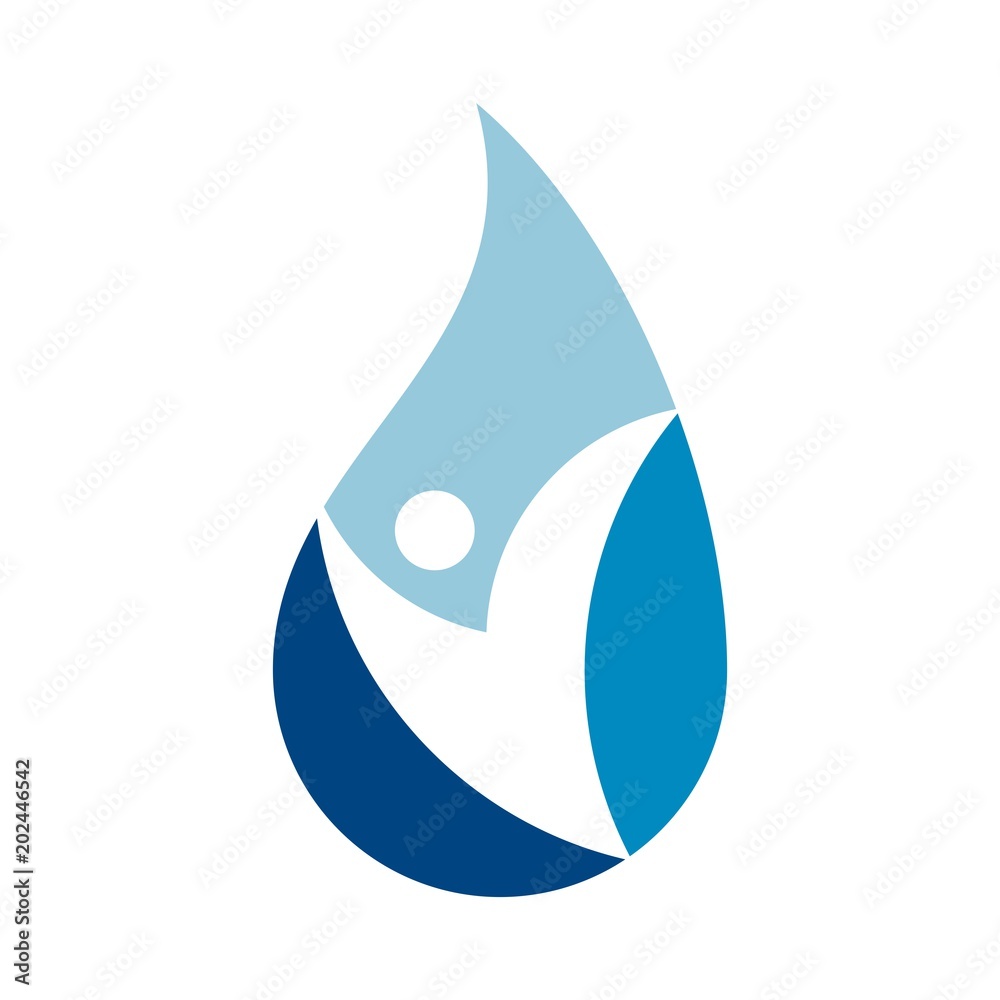 Water symbol. Human Icon. Logo. vector Eps10. Water symbol. Human Icon. Logo. vector Eps10.