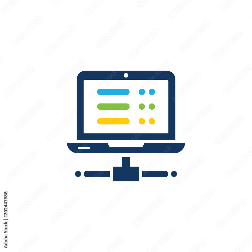 Notebook Server Logo Icon Design Notebook Server Logo Icon Design